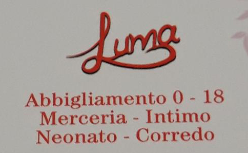 Logo Abbigliamento Luma di Maria Giambra